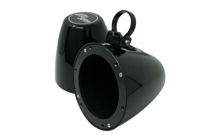 UTV Stereo 6.5" Cage Mount Pods with 1.85 Single Clamps - Unloaded (No Speakers Included) Pair