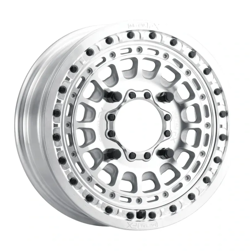 Metal FX Hitman Beadlock 15X6 4X136 4X137 +38 BS Raw Wheels (No Center Caps) (Limited Time Sale)