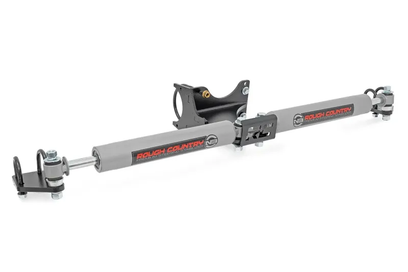 Rough Country N3 Steering Stabilizer Dual 2-8 Inch Lift 05-24 Ford F250/F350 Super Duty