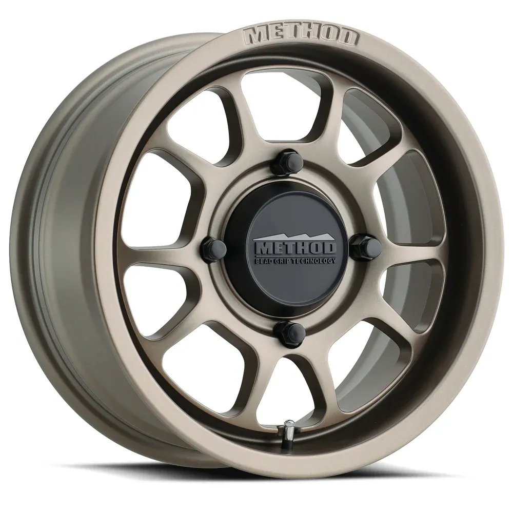 4-Method Race UTV Bead Grip MR409 15x7 4x137 +38mm Steel Grey Wheels