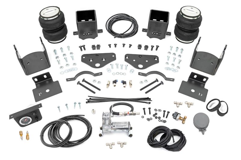 Air Spring Kit W/Onboard Air Compressor 3-6" Lifts 2017-2022 Ford F-250/F350 Super Duty 4WD
