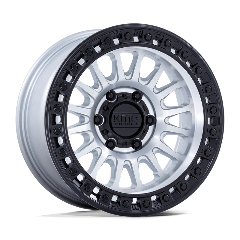 4-Kmc KM552 IMS 17x8.5 6X135 -10 Machined With Black Lip Wheels