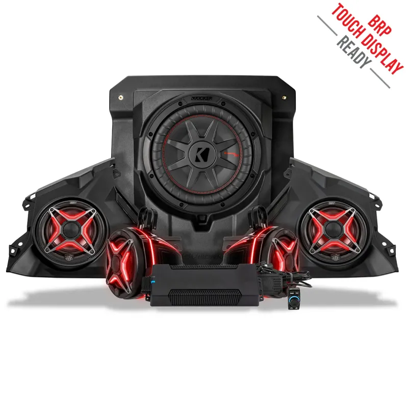 SSV Works Phase-4 V-Spec 1400watt 5-Speaker Stereo System for 2024-2026 Can-Am Maverick R