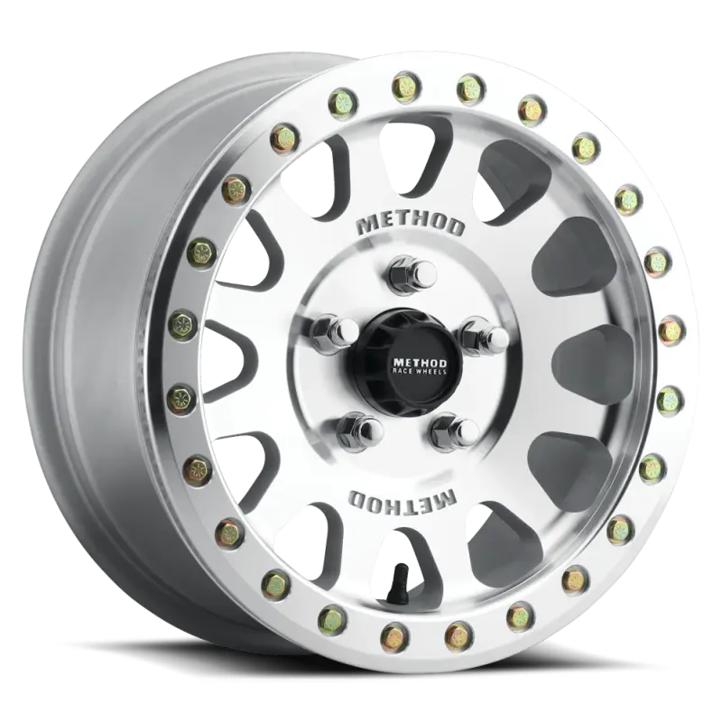 Method Race MR401 15x7 5x114.3 +38mm Machined Raw Wheels