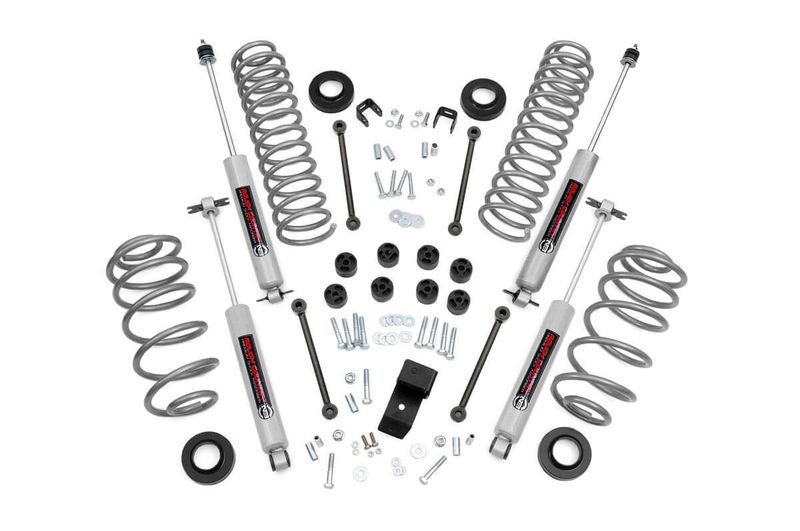 Rough Country 3.25" Lift Kit (97-02) Jeep Wrangler TJ 4WD (4Cyl)