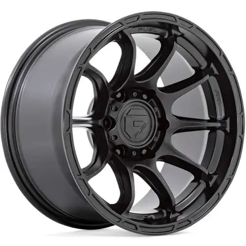 Fuel Variant 17x9 5X5 5X127 +1 Matte Black 4pc Wheels
