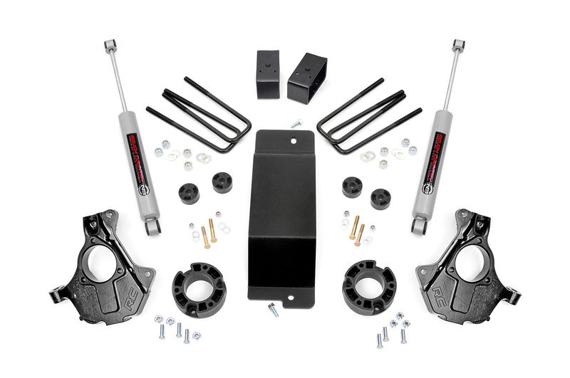 Rough Country 3.5" Lift Kit (14-18) Chevy Silverado  Gmc Sierra 1500