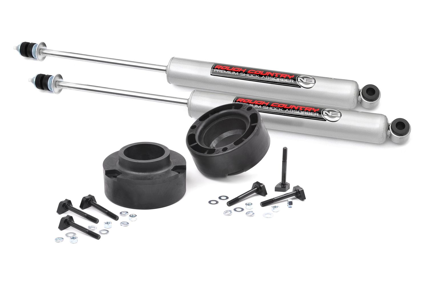 Rough Country 2.5 Rough Country 2.5" Leveling Kit W/N3 Shocks Ram 2500 (10-13)/3500 (10-12) 4WD