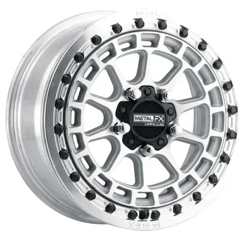 Metal FX Outlaw R Beadlock 15X7 5X114.3 +61mm/6+1 Raw Wheels (Limited Time Deal)