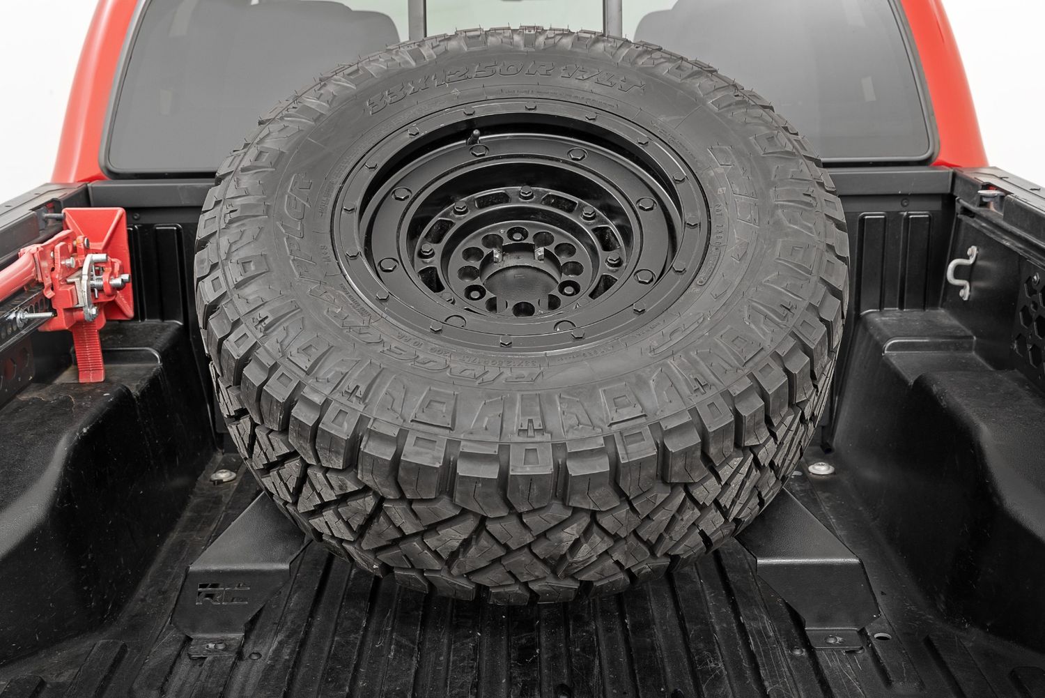 Rough Country Bed Mount Spare Tire Carrier Universal (5x5.5 6x5.5 6x135 & 5x5.0 Bolt Patterns)