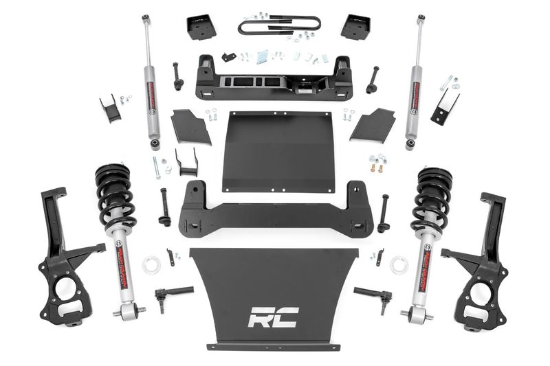 Rough Country 6 Inch Lift Kit Chevy Silverado 1500 4WD (2019-2024)