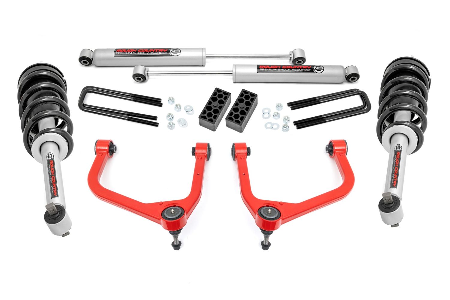 Rough Country 3.5" Lift Kit (19-24) Chevy Silverado & Gmc Sierra 1500 2WD/4WD