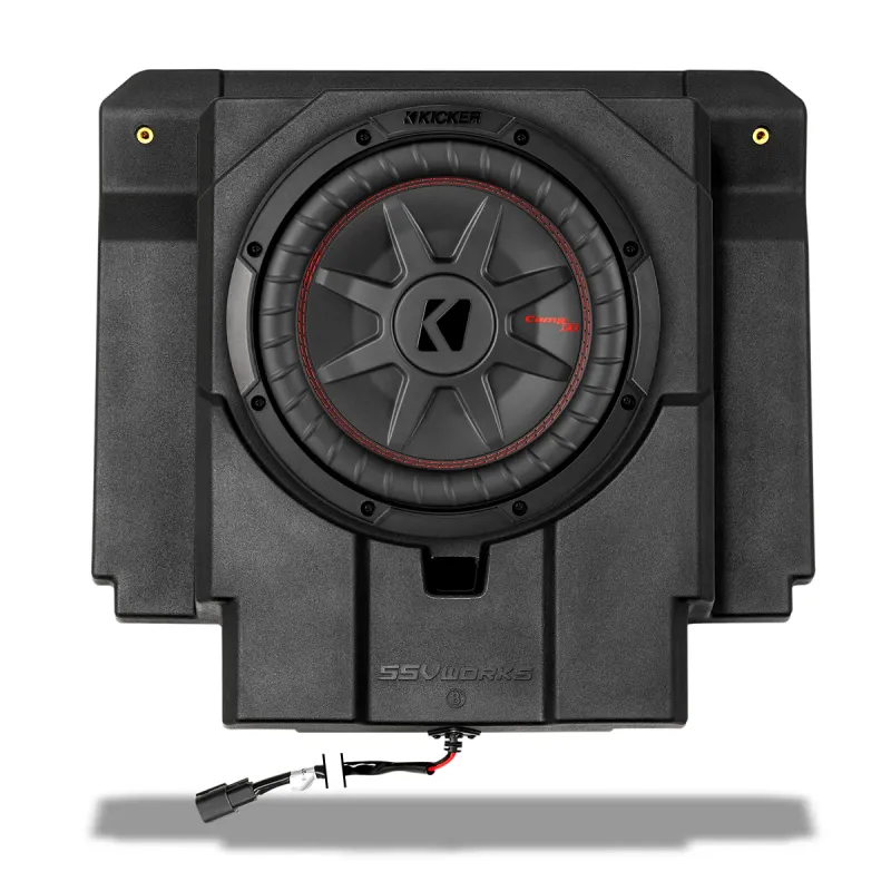 SSV Works 4-Seater Rear-Seat Plug-&-Play Dual-Subwoofer Add-On Kit 2024-2026 Can-Am Maverick R