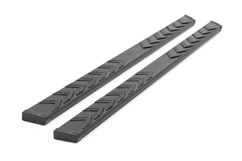 Rough Country BA2 Running Boards Side Step Bars Double Cab For Toyota Tacoma (24-26)