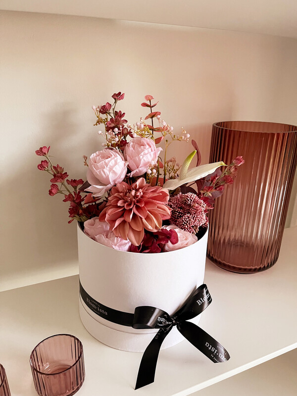 Flowerbox Large Pastel Roze & Lila tinten