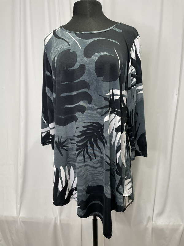 Clara Sun Woo Gray Foliage Tunic Clara Sun Woo Gray Foliage Tunic