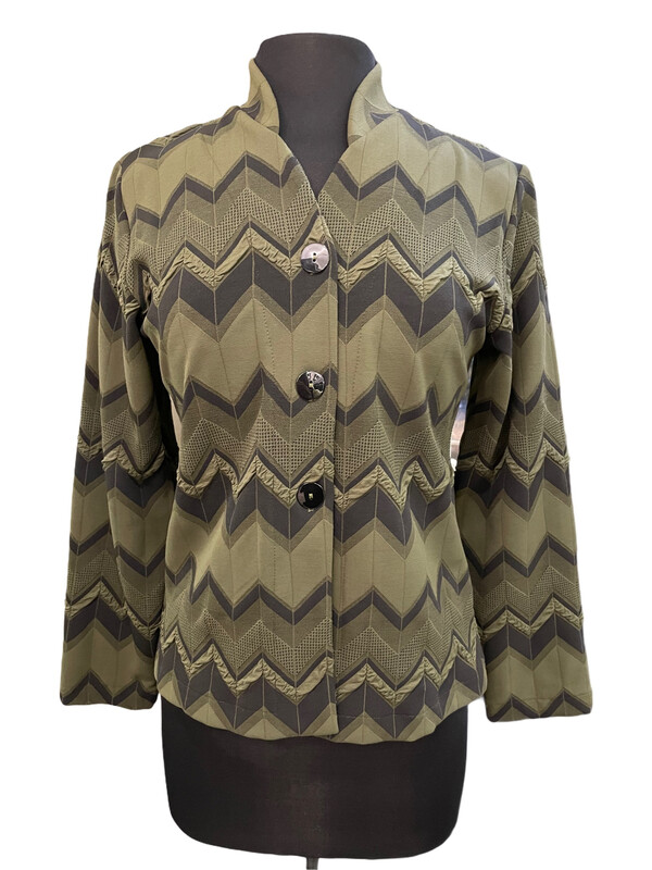 Andria Lieu Beverly Jacket Olive/Black Andria Lieu Beverly Jacket Olive/Black
