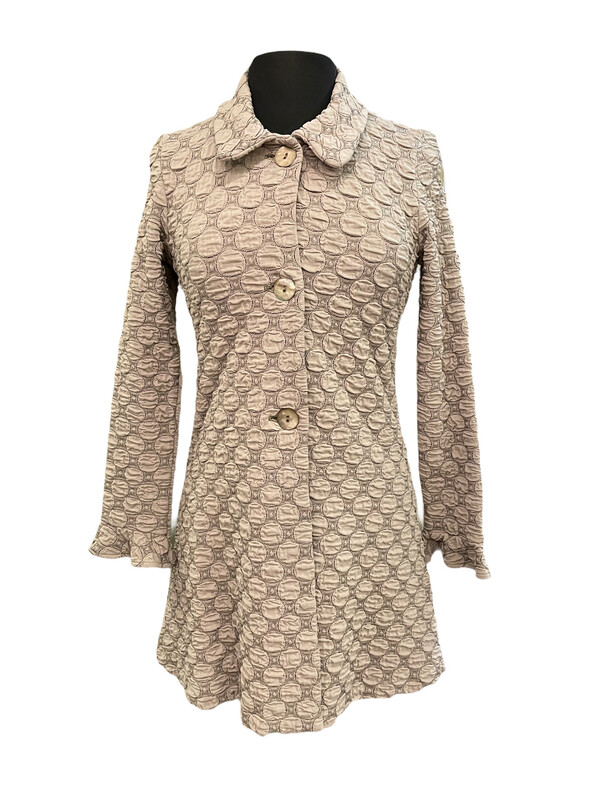 Andria Lieu Long Justine Jacket Taupe Andria Lieu Long Justine Jacket Taupe