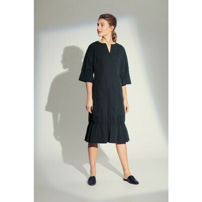 Bitte Kai Rand Black Petal Poplin Dress Bitte Kai Rand Black Petal Poplin Dress