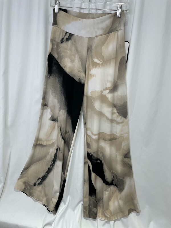 Clara Sun Woo Sand Abstract Flowy Pant Clara Sun Woo Sand Abstract Flowy Pant