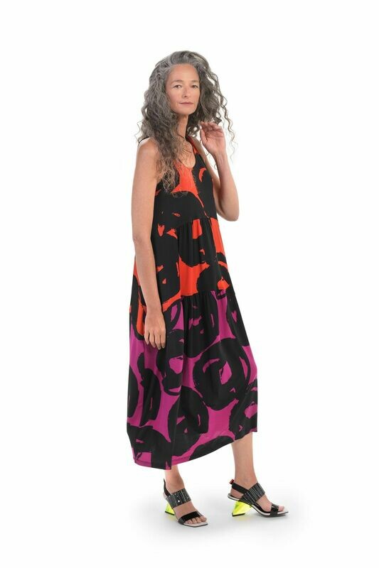Alembika Art Print Tank Mid Dress Alembika Art Print Tank Mid Dress
