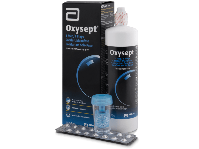 Soluzione Oxysept 1 Step 300 ml + 30 tab