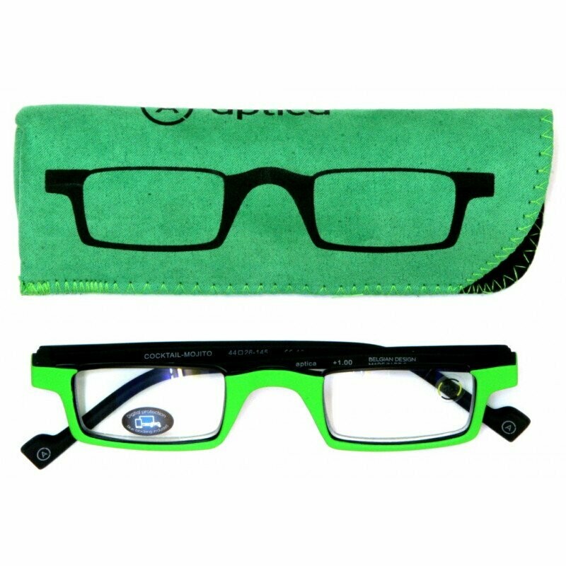Occhiale da Lettura Aptica Cocktail Verde con Filtro Luce Blu