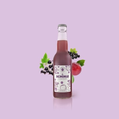 Le schorle - Cassis (BIO) - les filles de l’Ouest - 33 cl