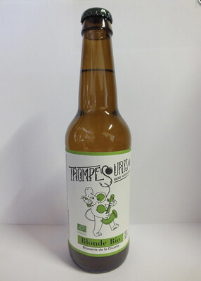 Bière BiO artisanale et locale - TROMPE SOURIS - Blonde 33 cl​