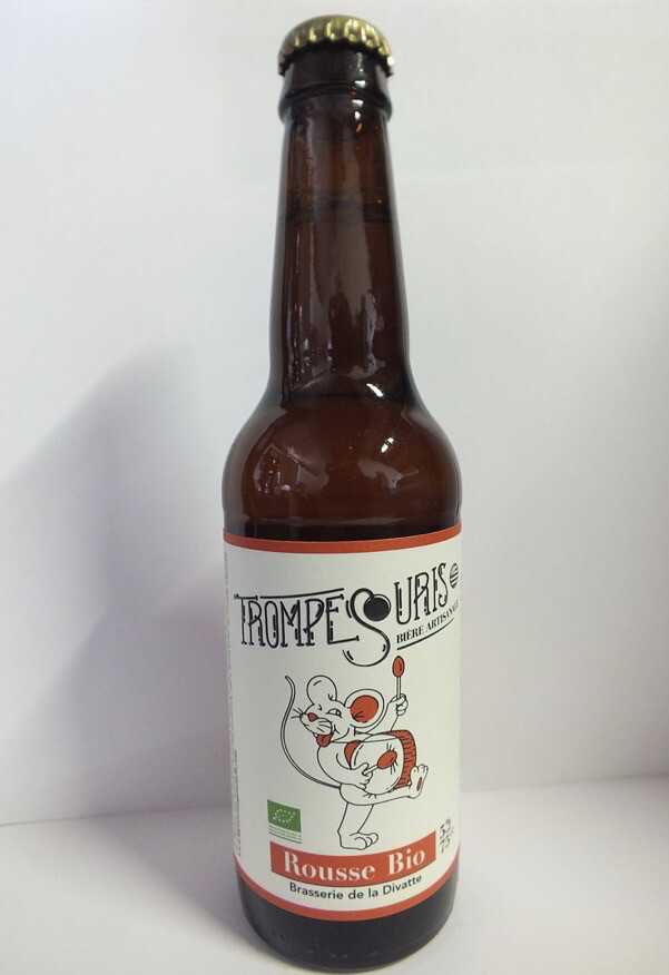 Bière BIO artisanale et locale - TROMPE SOURIS - Rousse 33 cl​