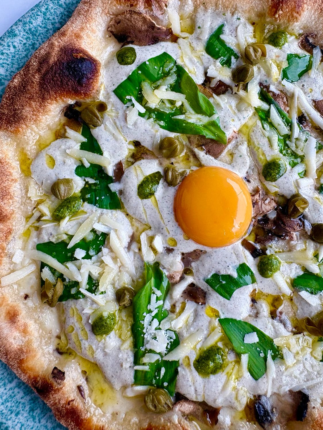 Pizza du Moment : Ricotta &amp; Ail des ours rrrh