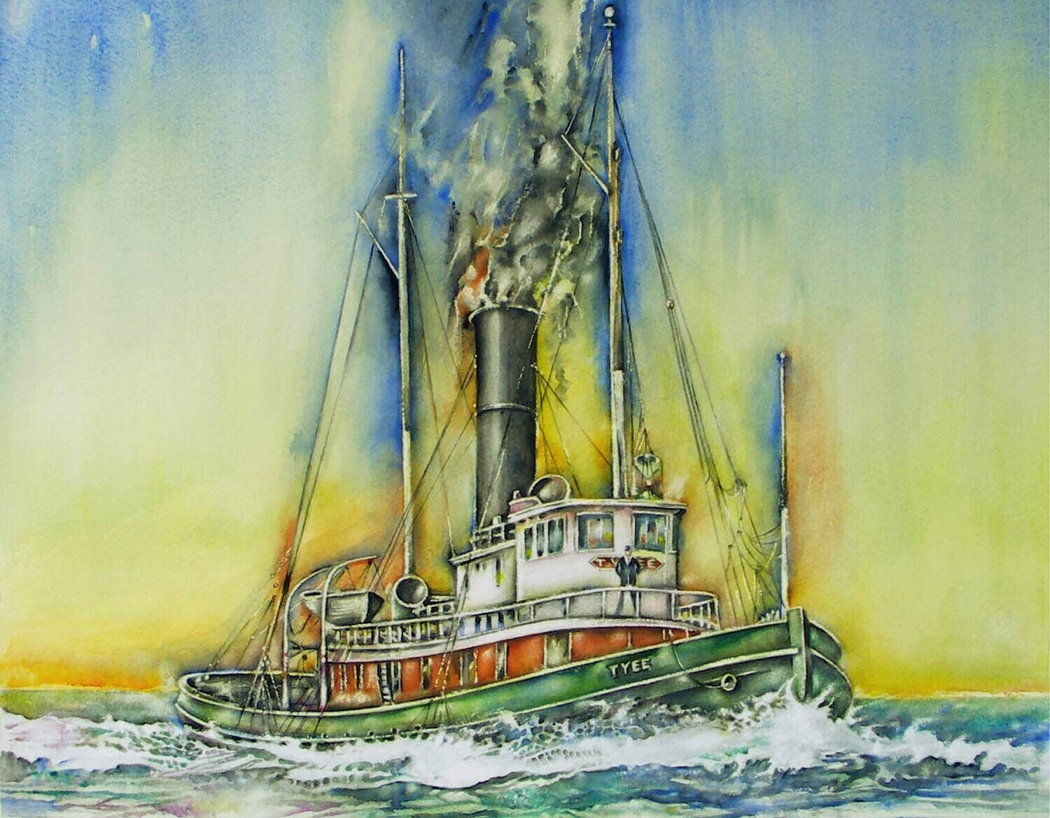 Art Giclee Prints | "Tugboat Tyee"