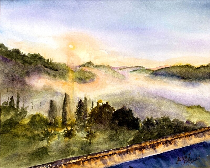 Art Giclee Prints | "Misty Tuscan Morning"