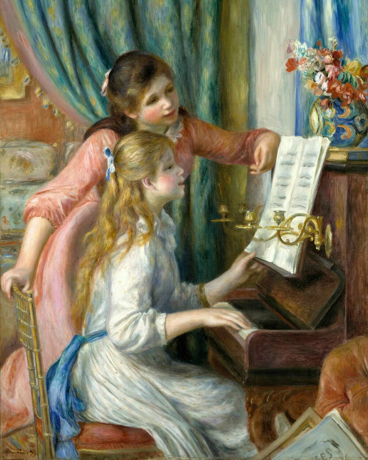 Auguste Renoir | Two Young Girls at the Piano