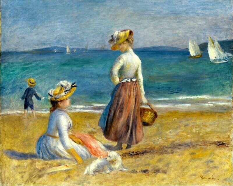 Auguste Renoir | Figures on the Beach
