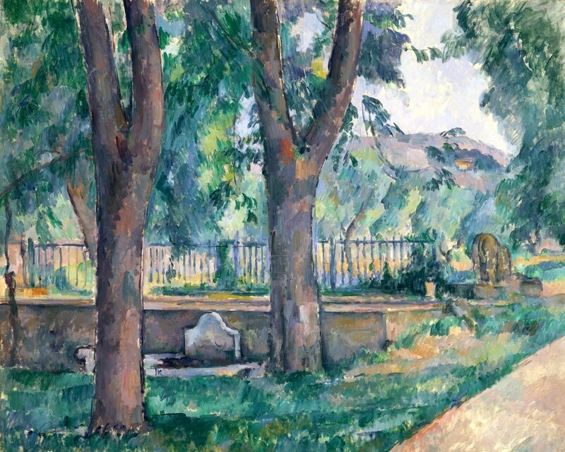 Paul Cézanne | The Pool at Jas de Bouffan
