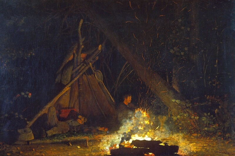 Winslow Homer | Camp Fire 1890
