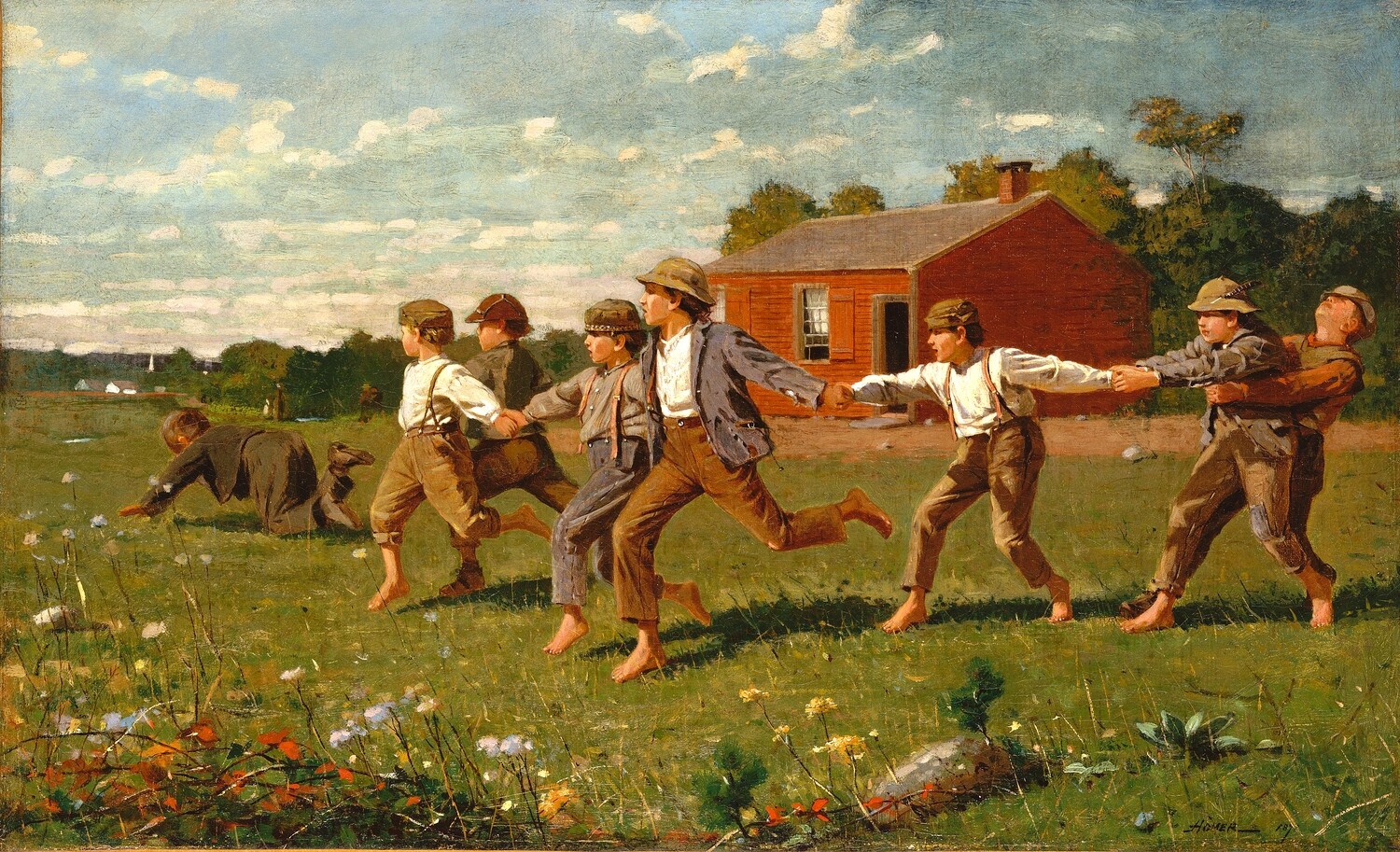 Winslow Homer | Snap the Whip 1872