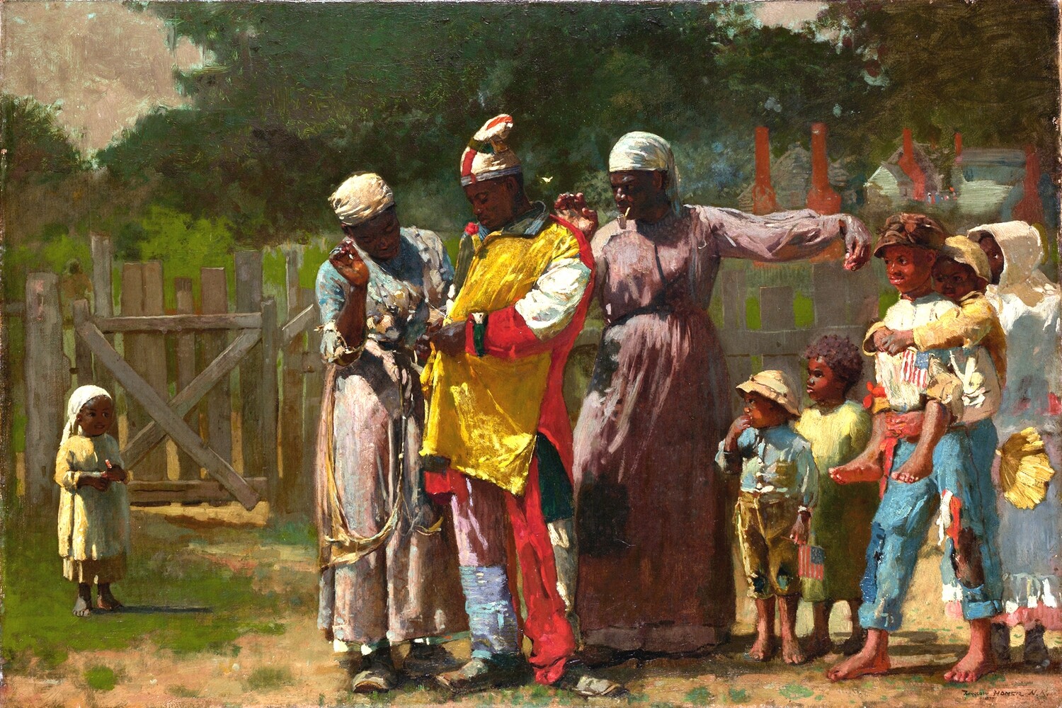 Winslow Homer | Dressing for the Carnival ca. 1877