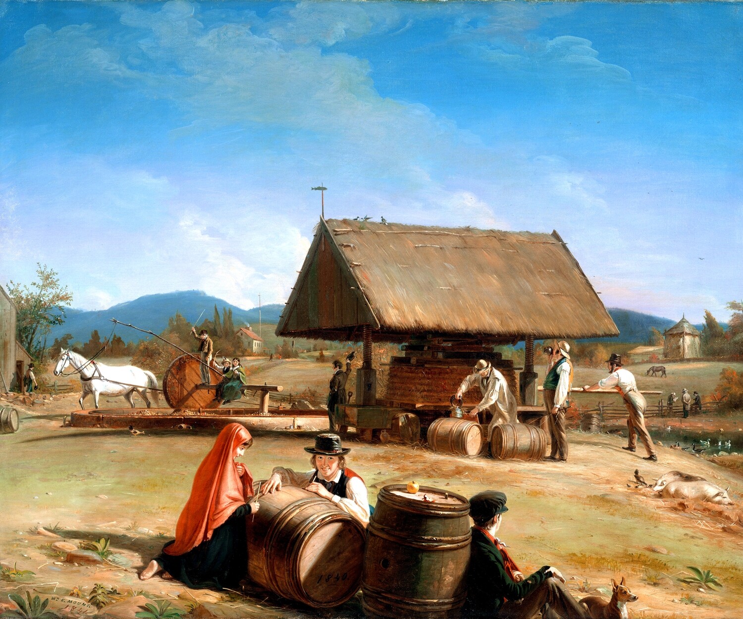 William Mount | Cider Making 1840-41