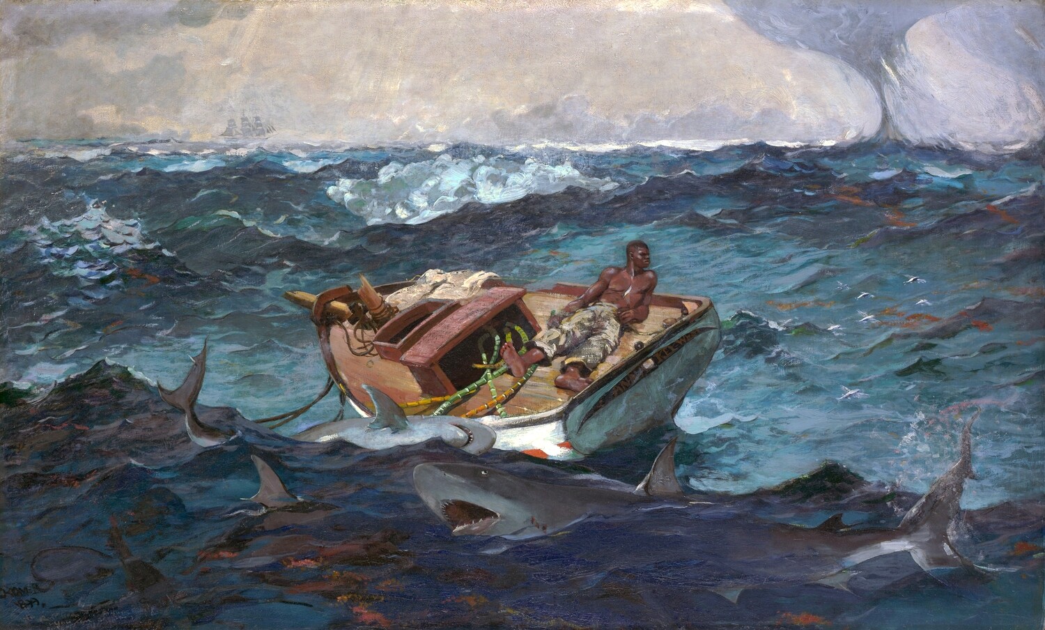 Winslow Homer | The Gulf Stream 1899