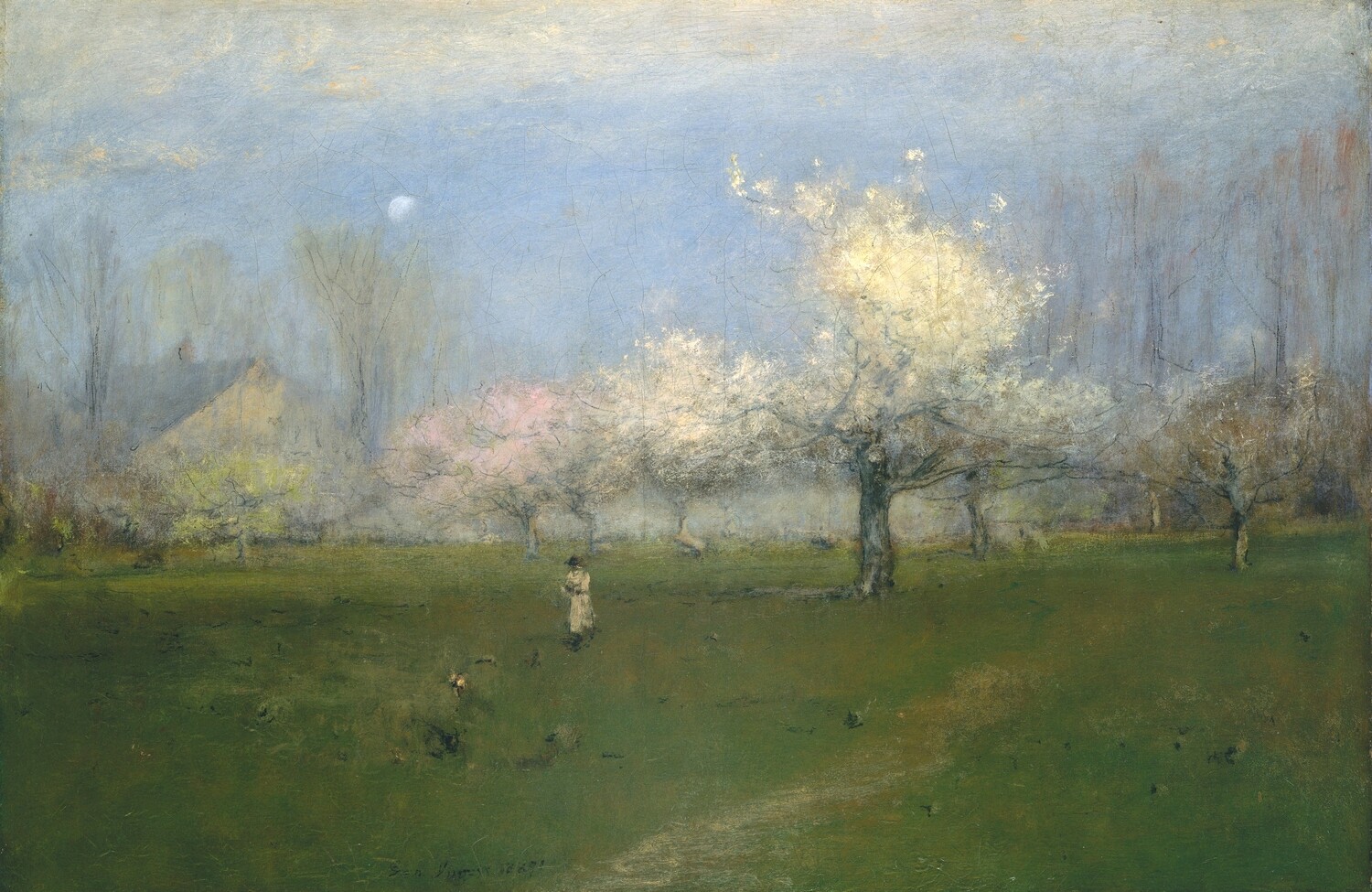 George Inness | Spring Blossoms, Montclair, New Jersey 1891
