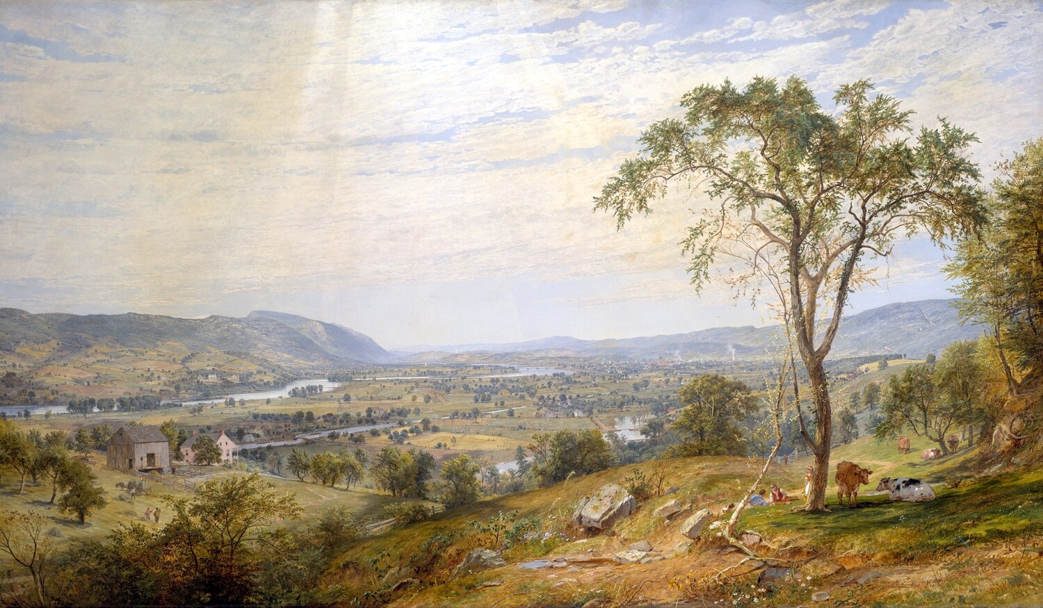 Jasper Francis Cropsey | The Valley of Wyoming 1865