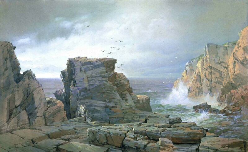 William Richards | A Rocky Coast 1877