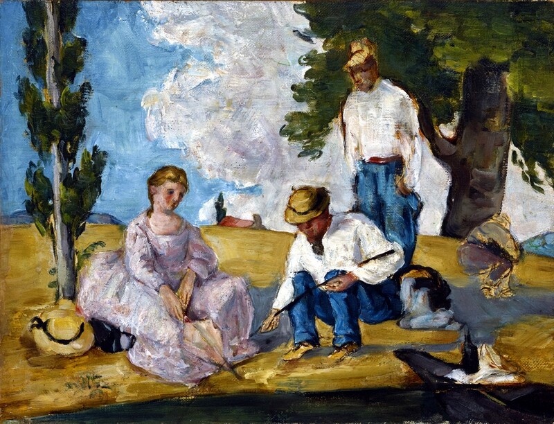 Paul Cézanne | Picnic on a Riverbank