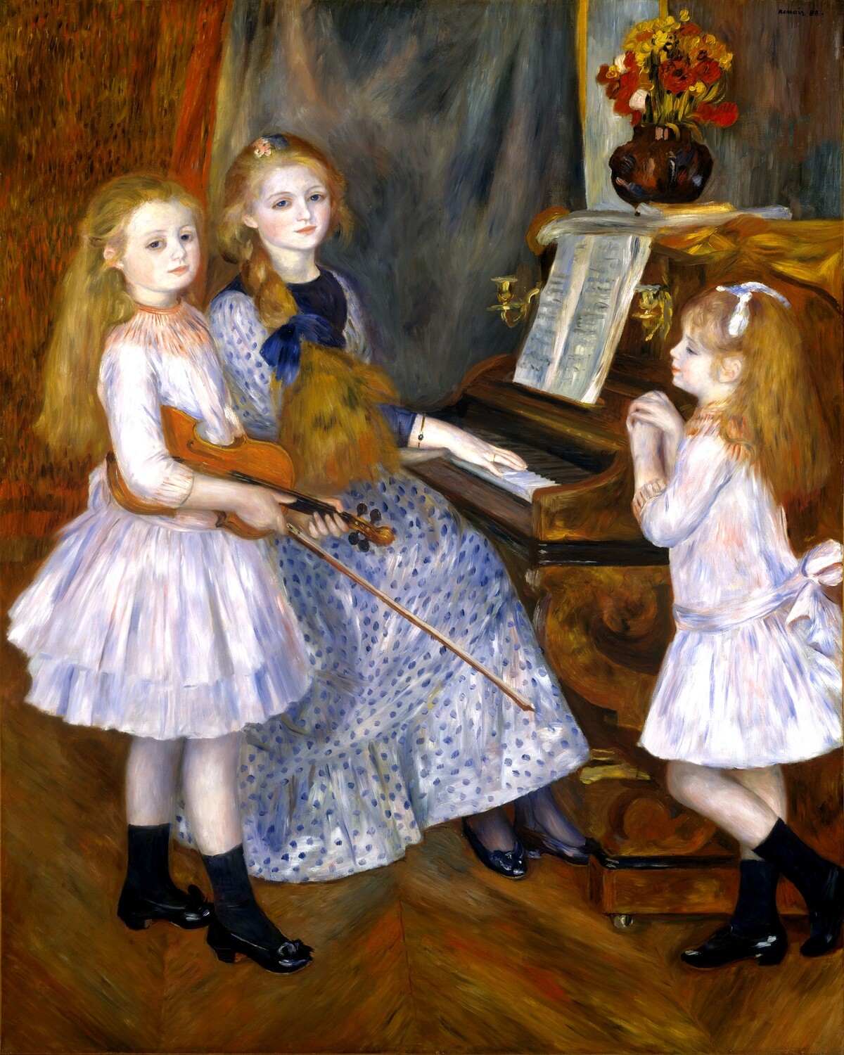 Auguste Renoir | The Daughters of Catulle Mendès