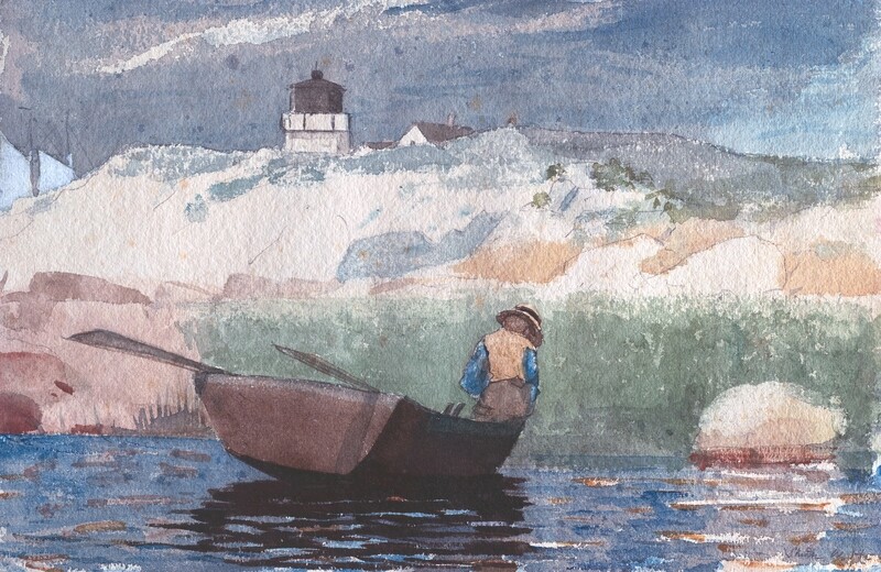 Winslow Homer | Boy in Boat, Gloucester1880