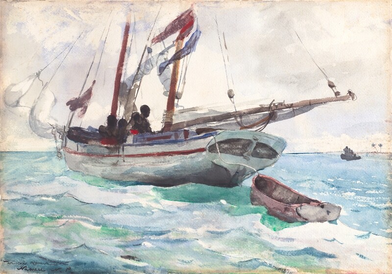 Winslow Homer | Schooner -Nassau 1898