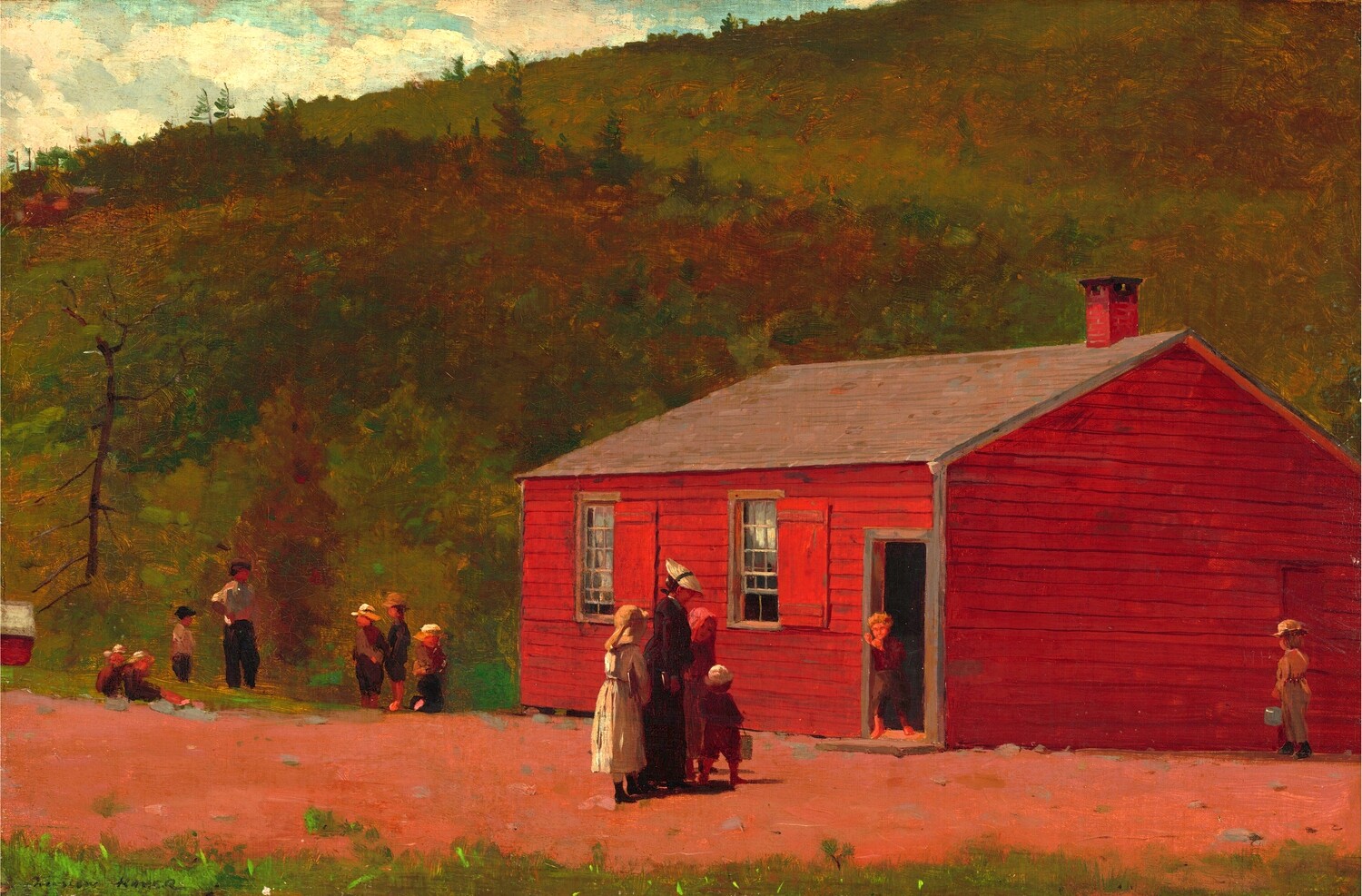 Winslow Homer | School Time 1874