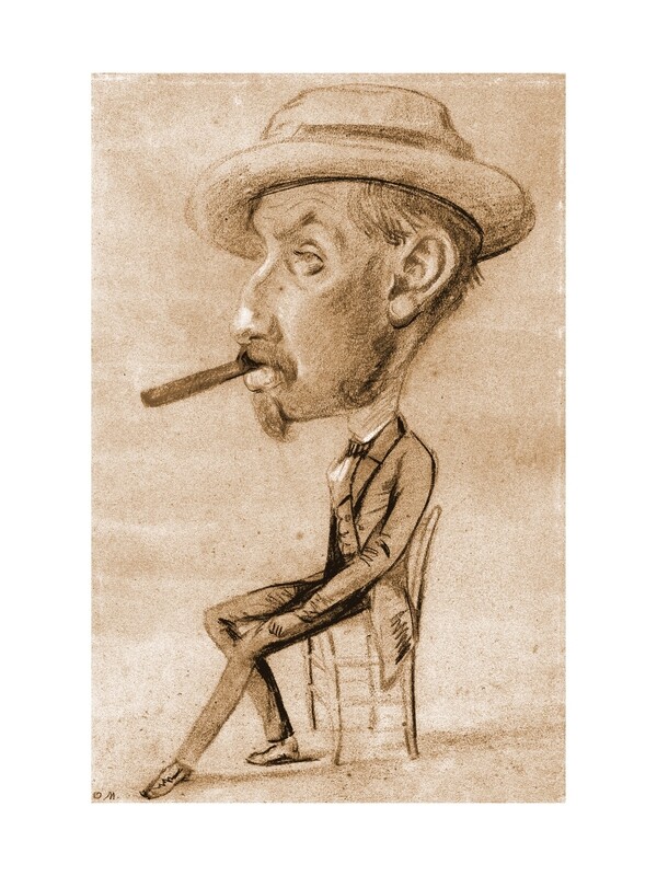 Claude Monet | Man with a Big Cigar 1855